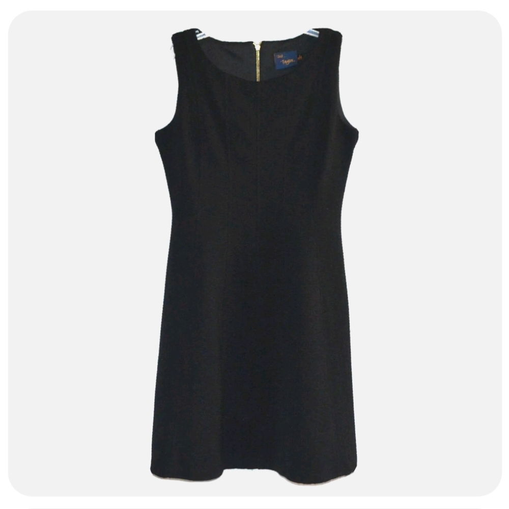 Just Taylor Women Sleeveless Fit & Flare Dress Career Formal Size 4 Black